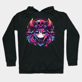 demon girl - anime style Hoodie